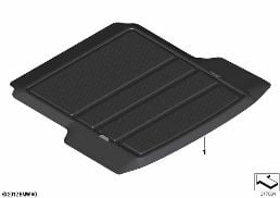 Sistema di fissaggio per bagagliaio diagram for BMW 3 Series F34 GT 325d