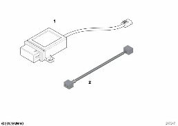 Capteurs diagram for BMW 7 Series E38 750iLS
