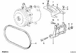 AIR COND.COMPRESSOR-SUPPORTING BRACKET