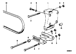 AIR COND.COMPRESSOR-SUPPORTING BRACKET