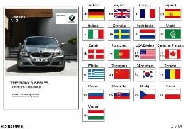 OWNER'S MANUAL E90, E91 W/O IDRIVE diagram for BMW 3 Series E91 325d