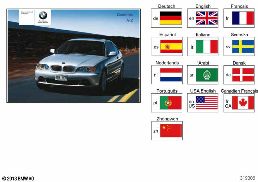 OWNER'S HANDBOOK E46/2 diagram for BMW 3 Series E46 325Ci