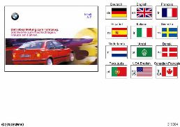 OWNER'S HANDBOOK E36/5 diagram for BMW 3 Series E36 318ti