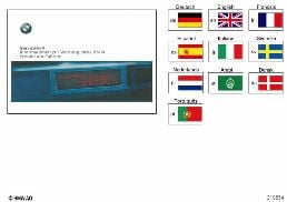 Carnet d'entretien 1993 - 1998 BMW diagram for BMW 5 Series E39 525td