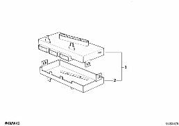 CONTROL UNIT AIR CONDITIONING SYS. diagram for BMW 3 Series E36 323i