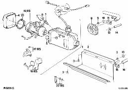 SINGLE COMPONENTS F INDEPENDENT HEATER diagram for BMW 7 Series E23 735i