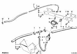 ADDITIONAL FUEL PUMP diagram for BMW 7 Series E23 735i