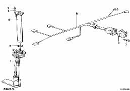 Dispositif d'admission et pompe amorcage diagram for BMW 5 Series E28 520i