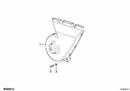VENTILATION F.REAR WINDOW diagram for BMW 3 Series E36 M3