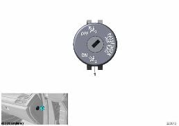 SWITCH FOR PASSENGER AIRBAG diagram for BMW X5 F15 30dX