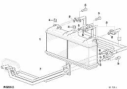 Radiateur chauffage,climatis.automatique diagram for BMW 7 Series E38 735iL