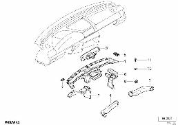 AIR CHANNEL diagram for BMW 3 Series E36 316i 1.6