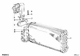 EVAPORATOR / EXPANSION VALVE diagram for BMW 3 Series E36 316i 1.6