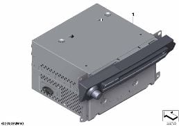 HEAD UNIT, HIGH diagram for BMW X3 F25 35iX