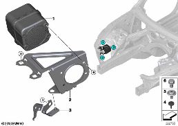 VEHICLE SOUND GENERATOR diagram for BMW X5 F15 25d