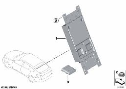 Telematik İletişim Kutusu diagram for BMW 5 Series F11 528i