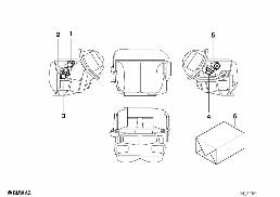 ACTUATOR FOR AUTOMATIC AIR CONDITION diagram for BMW 3 Series E36 323i