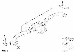 AIR CHANNEL diagram for BMW Z3 E36 2.8