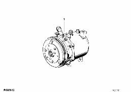 RP A/C COMPRESSOR diagram for BMW 3 Series E30 325i