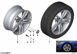 BMW LA WHEEL M DOUBLE SPOKE 441 - 18''