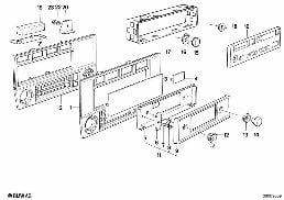 RADIO diagram for BMW 3 Series E30 325ix