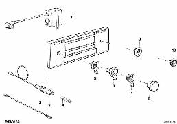 RADIO-INSTALLATION PARTS diagram for BMW 3 Series E21 320