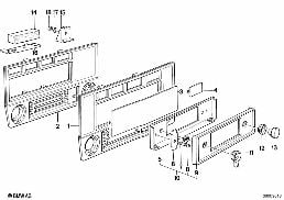 RADIO diagram for BMW 3 Series E30 325i