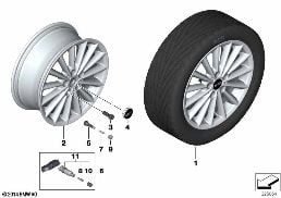 MINI LA WHEEL MULTI SPOKE 505