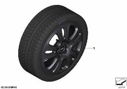 Komple kış tekerl.Double Spoke 510 - 17