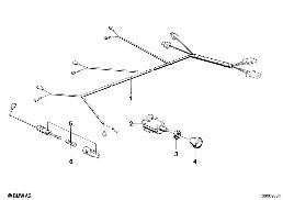 ชุดสายไฟลำโพง diagram for BMW 5 Series E12 530i