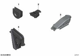 Diverse Tüllen / Abdeckungen diagram for BMW MINI Paceman R61 Cooper