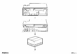 RADIO BAVARIA C diagram for BMW 8 Series E31 850Ci