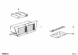 RADIO ACCESSORIES diagram for BMW 5 Series E12 528