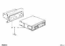 Radio diagram for BMW 3 Series E30 323i