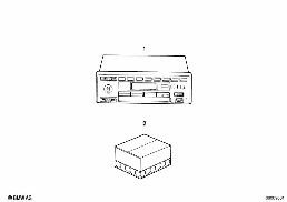 Radio Bavaria Electronic diagram for BMW 3 Series E30 323i