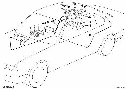 Ergänzungsteile 2.Komponente diagram for BMW 7 Series E32 750iL