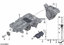 LUBRICATION SYSTEM/OIL PUMP diagram for BMW 1 Series F20 LCI 125i