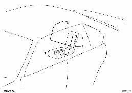 Radio-Fernbetätigung diagram for BMW 7 Series E32 750iL