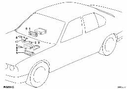 RADIO diagram for BMW 3 Series E30 325ix