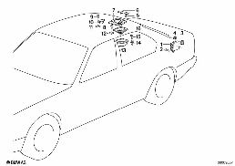 Einzelteile HiFi System diagram for BMW 7 Series E32 750iL