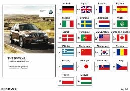 OWNER'S MANUAL FOR E70 diagram for BMW X5 E70 3.0d