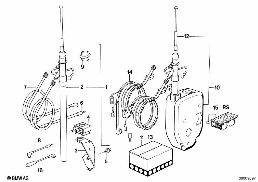 ANTENNA ACCESSORIES diagram for BMW 3 Series E30 325i