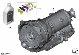 AUTOMATIC TRANSMISSION GA8HP70Z diagram for BMW 5 Series F10 LCI 535d