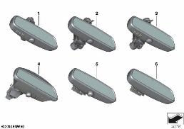 INTERIOR MIRROR diagram for BMW X5 M F85 X5 M