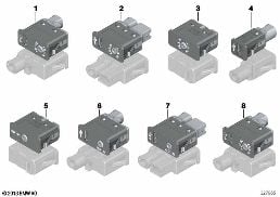 USB/AUX-IN SOCKET diagram for BMW X6 E71 40dX