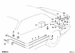 Einzelteile CD-6 Wechsler diagram for BMW 7 Series E32 750iL