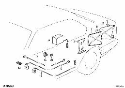 Einzelteile CD-6 Wechsler diagram for BMW 5 Series E34 525tds