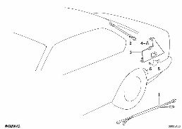 Ergänzungsteile 2.Komponente diagram for BMW 7 Series E32 750iL