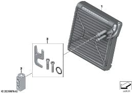 EVAPORATOR / EXPANSION VALVE diagram for BMW 2 Series F44 Gran Coupé 220iX