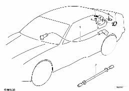 SUPPLEMENTARY PARTS 2.COMPONENTE diagram for BMW 3 Series E36 325i